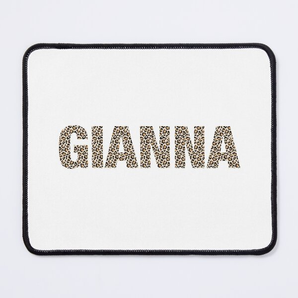 Item preview, Gianna name leopard pattern my name is Gianna gift birthday holiday anniversary Essential Inspiration Joy Mood Funny designed and sold by DesignByHeartUK.