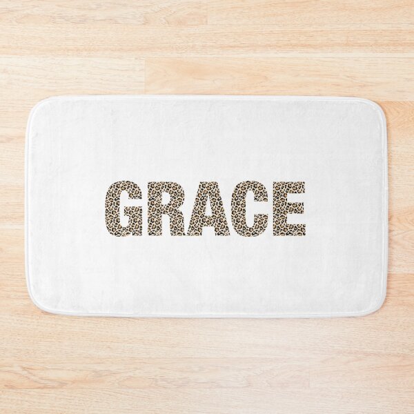 Item preview, Grace name leopard pattern my name is Grace gift birthday holiday anniversary Essential Inspiration Joy Mood Funny designed and sold by DesignByHeartUK.