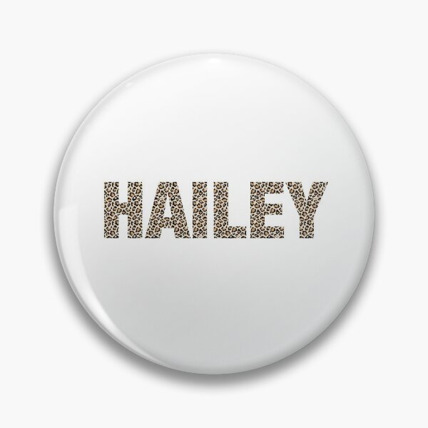 Item preview, Hailey name leopard pattern my name is Hailey gift birthday holiday anniversary Essential Inspiration Joy Mood Funny designed and sold by DesignByHeartUK.