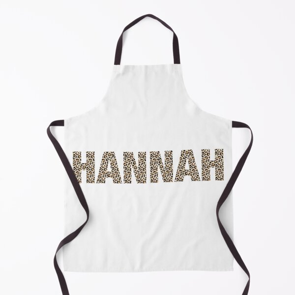 Item preview, Hannah name leopard pattern my name is Hannah gift birthday holiday anniversary Essential Inspiration Joy Mood Funny designed and sold by DesignByHeartUK.