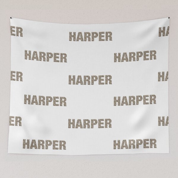 Item preview, Harper name leopard pattern my name is Harper gift birthday holiday anniversary Essential Inspiration Joy Mood Funny designed and sold by DesignByHeartUK.