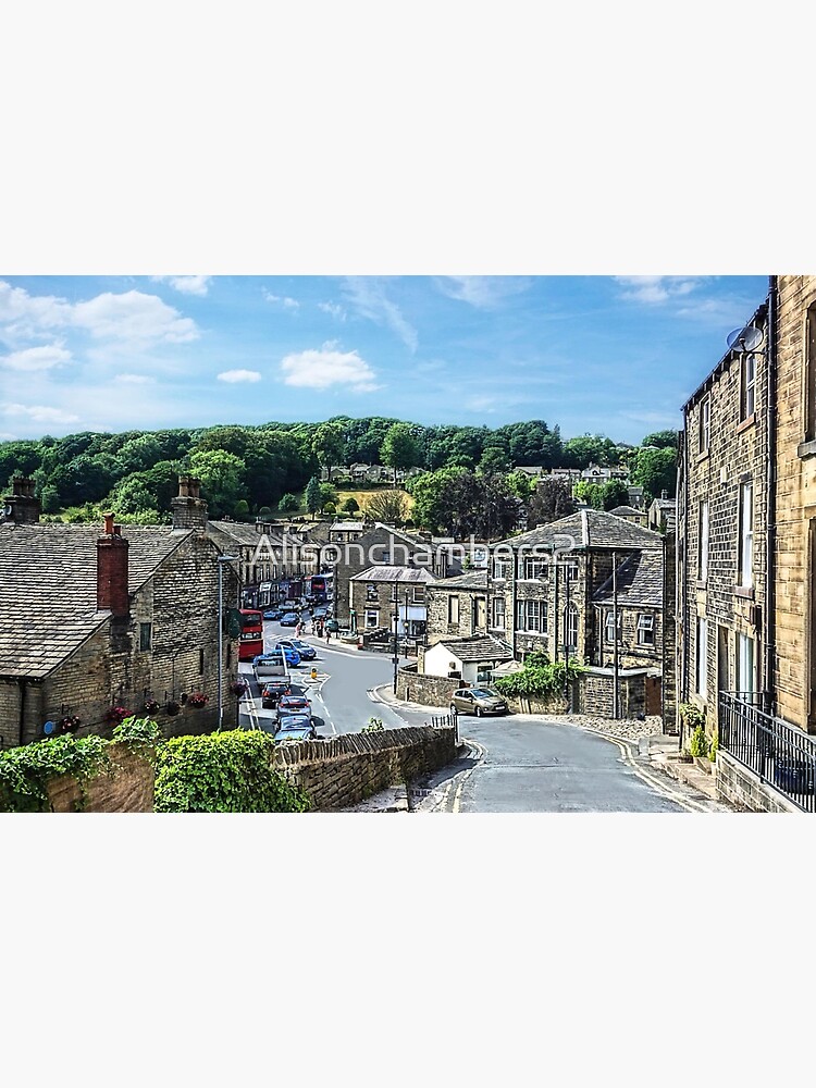 "Holmfirth Town Centre " Poster for Sale by Alisonchambers2 Redbubble