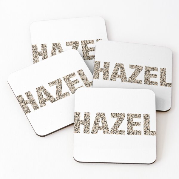 Item preview, Hazel name leopard pattern my name is Hazel gift birthday holiday anniversary Essential Inspiration Joy Mood Funny designed and sold by DesignByHeartUK.