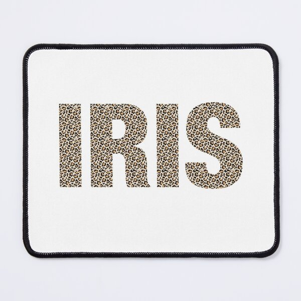 Item preview, Iris name leopard pattern my name is Iris gift birthday holiday anniversary Essential Inspiration Joy Mood Funny designed and sold by DesignByHeartUK.