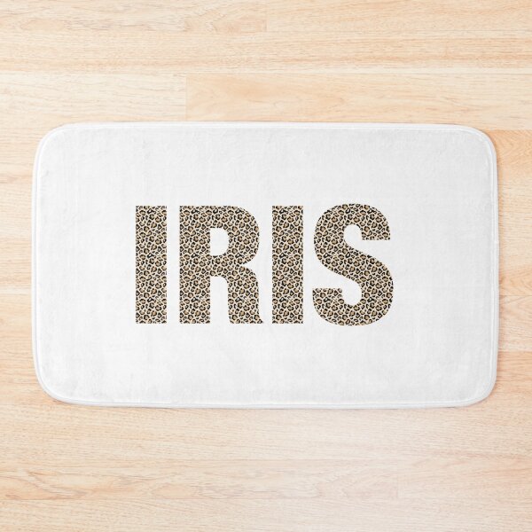 Item preview, Iris name leopard pattern my name is Iris gift birthday holiday anniversary Essential Inspiration Joy Mood Funny designed and sold by DesignByHeartUK.