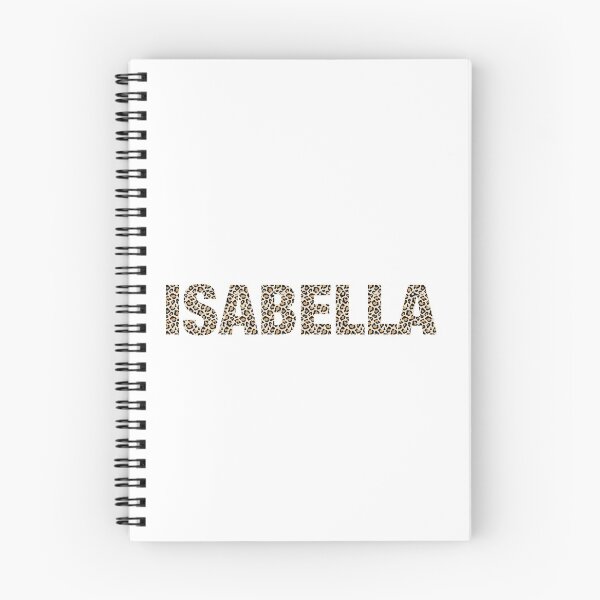 Item preview, Isabella name leopard pattern my name is Isabella gift birthday holiday anniversary Essential Inspiration Joy Mood Funny designed and sold by DesignByHeartUK.