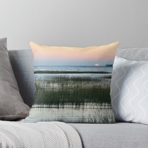 Item preview, Sunset and Marsh Grass designed and sold by WhiteCatPhoto.