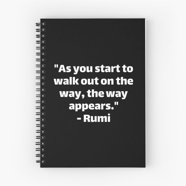 Item preview, Rumi A medida que comienzas a caminar por el camino, el camino aparece. designed and sold by Texterous.