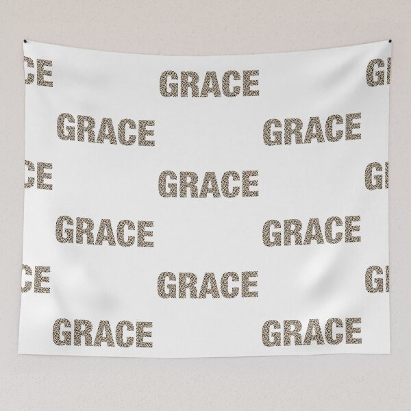Item preview, Grace name leopard pattern my name is Grace gift birthday holiday anniversary Essential Inspiration Joy Mood Funny designed and sold by DesignByHeartUK.