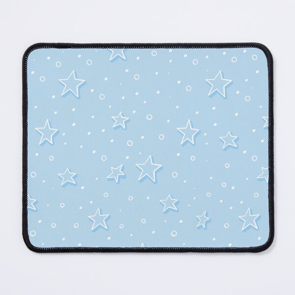 Item preview, Blue Stars with Dots on Light Blue Seamless Pattern designed and sold by Trinket-Trickster.