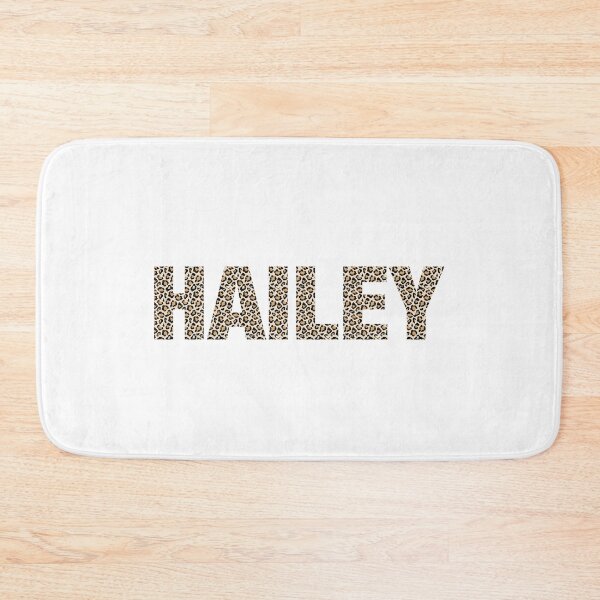 Item preview, Hailey name leopard pattern my name is Hailey gift birthday holiday anniversary Essential Inspiration Joy Mood Funny designed and sold by DesignByHeartUK.