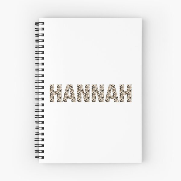 Artikelvorschau, Hannah name leopard pattern my name is Hannah gift birthday holiday anniversary Essential Inspiration Joy Mood Funny entworfen und verkauft von DesignByHeartUK.