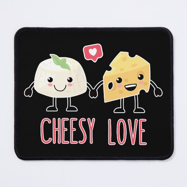 Item preview, Kawaii Cheeses: Cheesy Love designed and sold by Happy Puppy Print On Demand.