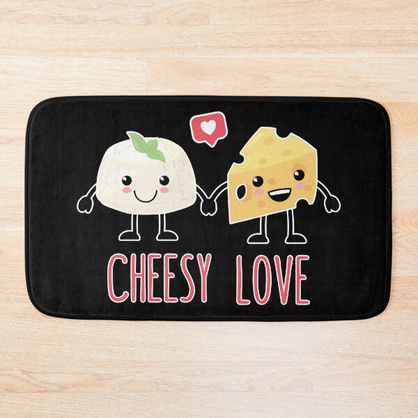 Item preview, Kawaii Cheeses: Cheesy Love designed and sold by Happy Puppy Print On Demand.