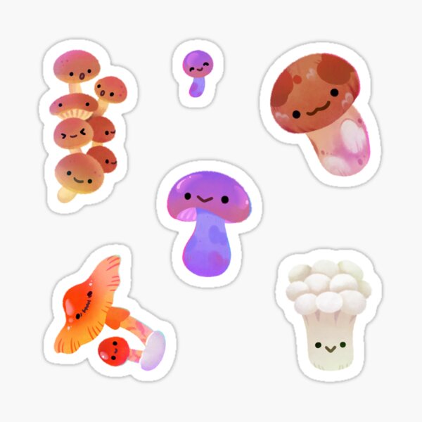 Mushroom - light Sticker
