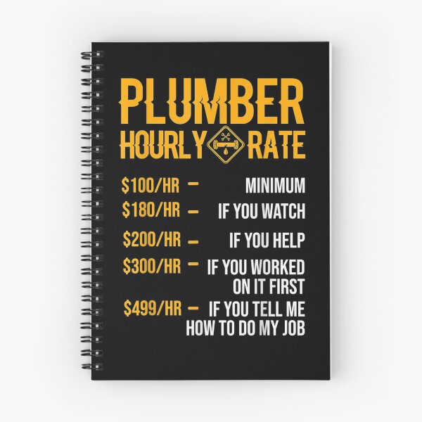 Item preview, Funny Plumber Men Plumber Hourly Rate Plumber designed and sold by pinkard.