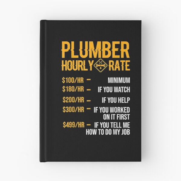 Item preview, Funny Plumber Men Plumber Hourly Rate Plumber designed and sold by pinkard.