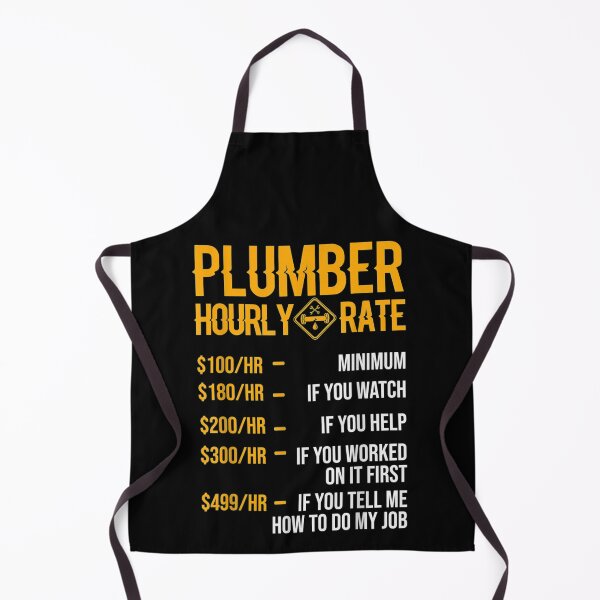 Item preview, Funny Plumber Men Plumber Hourly Rate Plumber designed and sold by pinkard.