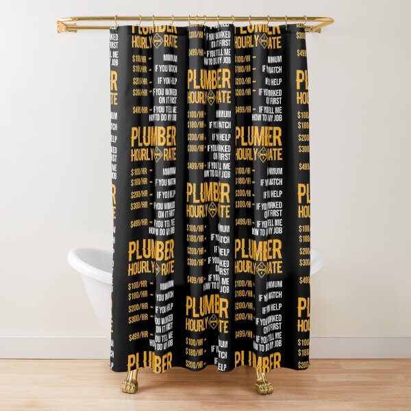 Item preview, Funny Plumber Men Plumber Hourly Rate Plumber designed and sold by pinkard.