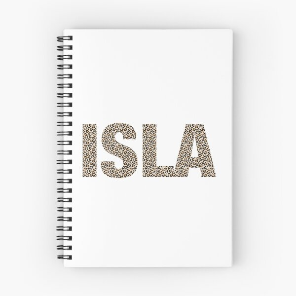 Item preview, Isla name leopard pattern my name is Isla gift birthday holiday anniversary Essential Inspiration Joy Mood Funny designed and sold by DesignByHeartUK.