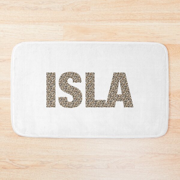 Item preview, Isla name leopard pattern my name is Isla gift birthday holiday anniversary Essential Inspiration Joy Mood Funny designed and sold by DesignByHeartUK.