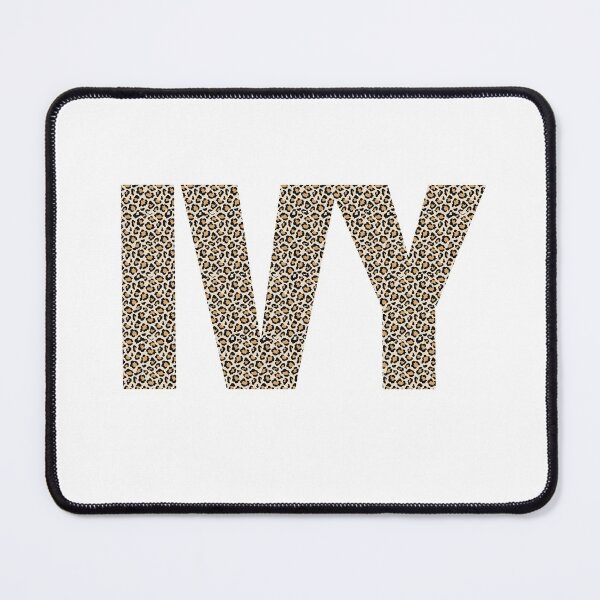 Item preview, Ivy name leopard pattern my name is Ivy gift birthday holiday anniversary Essential Inspiration Joy Mood Funny designed and sold by DesignByHeartUK.