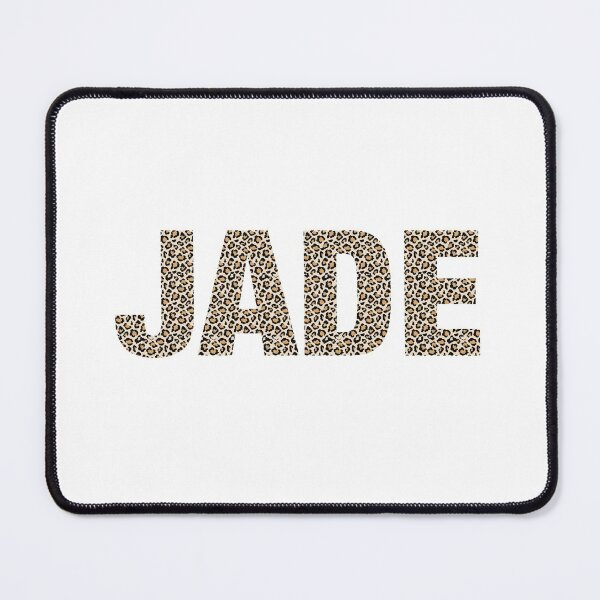 Item preview, Jade name leopard pattern my name is Jade gift birthday holiday anniversary Essential Inspiration Joy Mood Funny designed and sold by DesignByHeartUK.