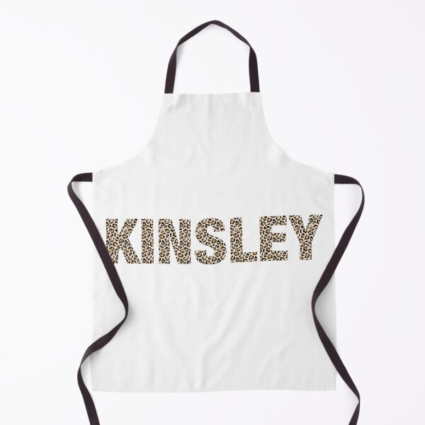 Item preview, Kinsley name leopard pattern my name is Kinsley gift birthday holiday anniversary Essential Inspiration Joy Mood Funny designed and sold by DesignByHeartUK.