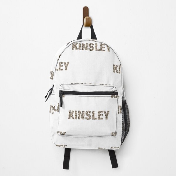 Item preview, Kinsley name leopard pattern my name is Kinsley gift birthday holiday anniversary Essential Inspiration Joy Mood Funny designed and sold by DesignByHeartUK.