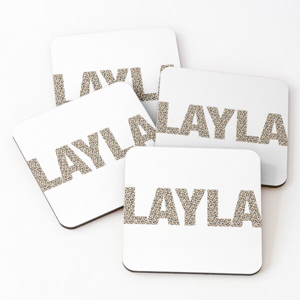 Item preview, Layla name leopard pattern my name is Layla gift birthday holiday anniversary Essential Inspiration Joy Mood Funny designed and sold by DesignByHeartUK.