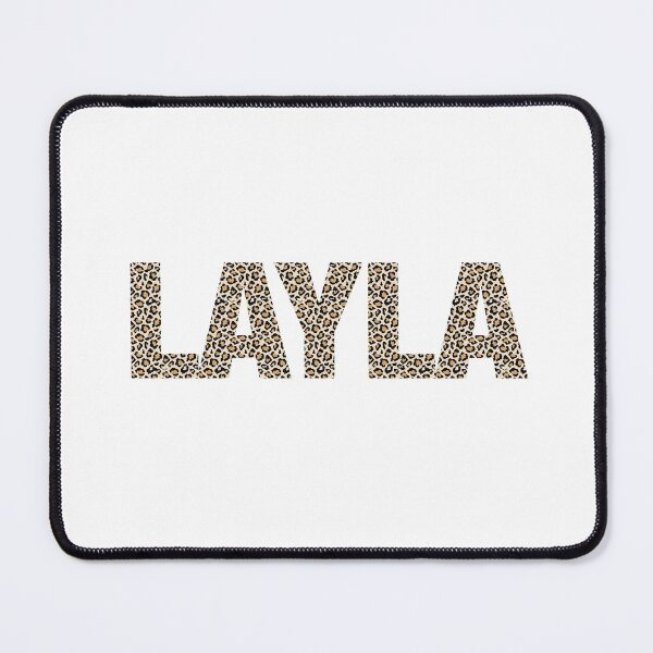 Item preview, Layla name leopard pattern my name is Layla gift birthday holiday anniversary Essential Inspiration Joy Mood Funny designed and sold by DesignByHeartUK.