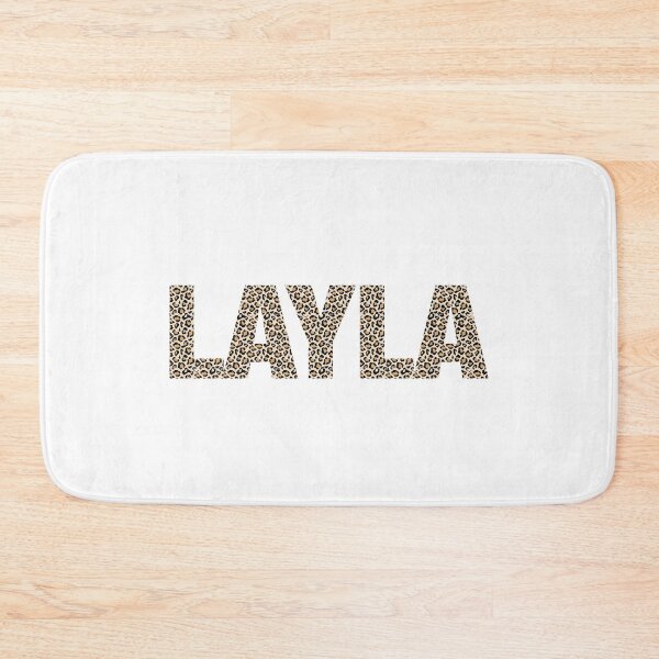 Item preview, Layla name leopard pattern my name is Layla gift birthday holiday anniversary Essential Inspiration Joy Mood Funny designed and sold by DesignByHeartUK.