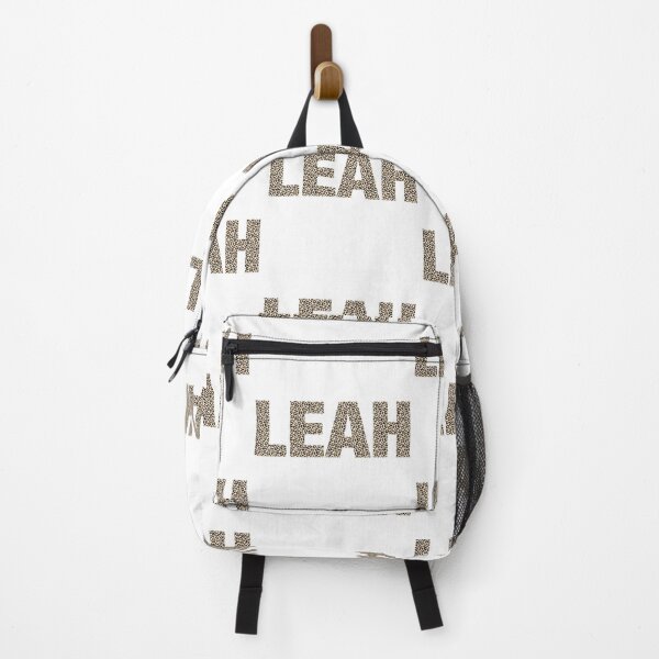 Item preview, Leah name leopard pattern my name is Leah gift birthday holiday anniversary Essential Inspiration Joy Mood Funny designed and sold by DesignByHeartUK.