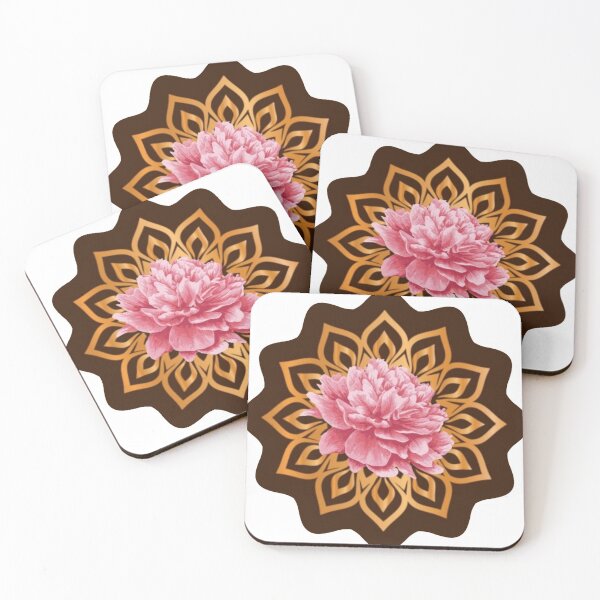Item preview, Gold ornament flower pattern designed and sold by SKMAXX.