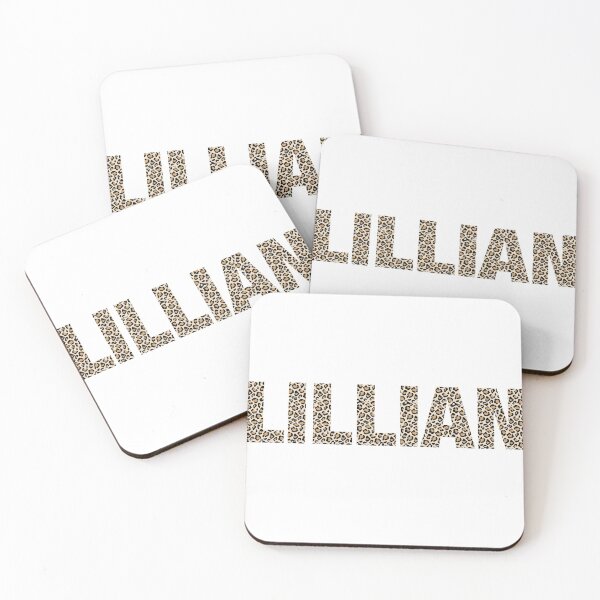 Item preview, Lillian name leopard pattern my name is Lillian gift birthday holiday anniversary Essential Inspiration Joy Mood Funny designed and sold by DesignByHeartUK.