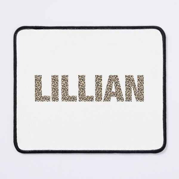 Item preview, Lillian name leopard pattern my name is Lillian gift birthday holiday anniversary Essential Inspiration Joy Mood Funny designed and sold by DesignByHeartUK.