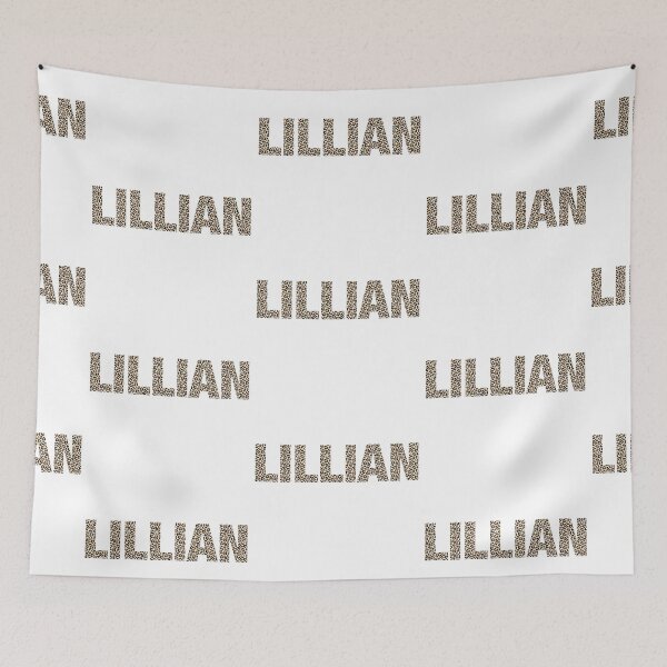 Item preview, Lillian name leopard pattern my name is Lillian gift birthday holiday anniversary Essential Inspiration Joy Mood Funny designed and sold by DesignByHeartUK.