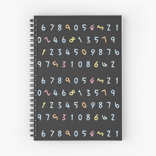 Item preview, Soft Colorful Arabic Numerals designed and sold by CarlottaLai.