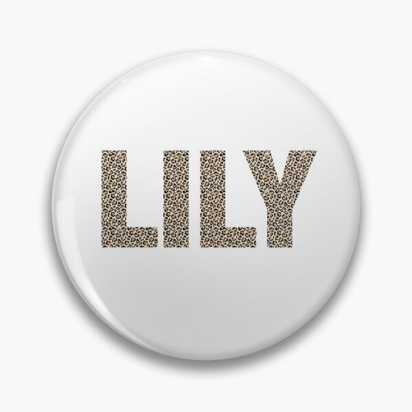 Item preview, Lily name leopard pattern my name is Lily gift birthday holiday anniversary Essential Inspiration Joy Mood Funny designed and sold by DesignByHeartUK.