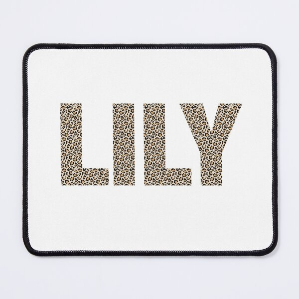 Item preview, Lily name leopard pattern my name is Lily gift birthday holiday anniversary Essential Inspiration Joy Mood Funny designed and sold by DesignByHeartUK.
