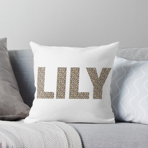Item preview, Lily name leopard pattern my name is Lily gift birthday holiday anniversary Essential Inspiration Joy Mood Funny designed and sold by DesignByHeartUK.