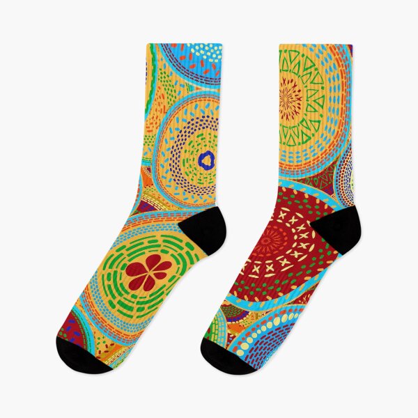 Item preview, Colorful Ethic Tribal Circles designed and sold by k9printart.