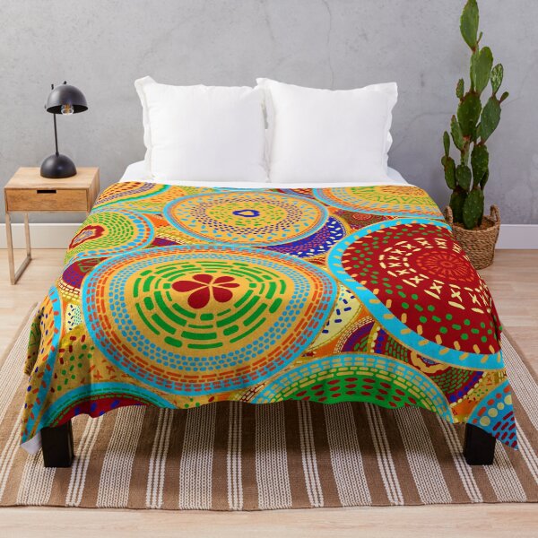 Item preview, Colorful Ethic Tribal Circles designed and sold by k9printart.