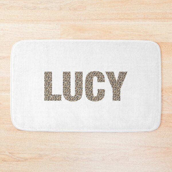Item preview, Lucy name leopard pattern my name is Lucy gift birthday holiday anniversary Essential Inspiration Joy Mood Funny designed and sold by DesignByHeartUK.