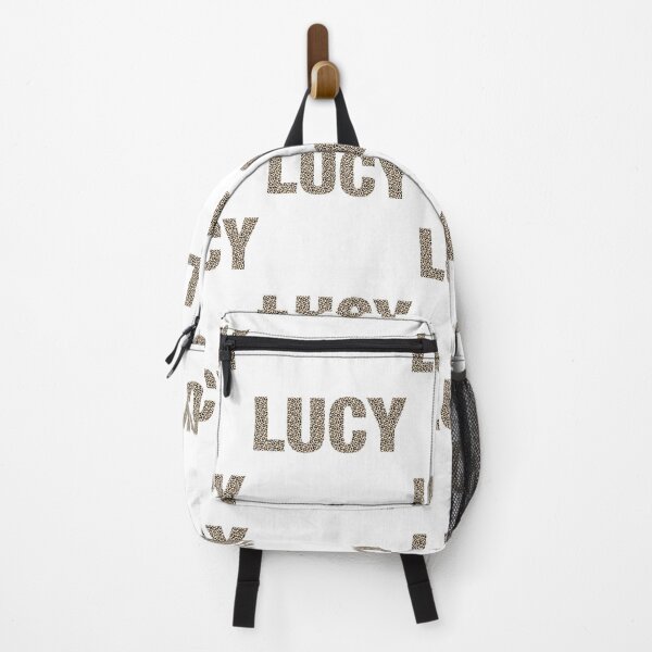 Item preview, Lucy name leopard pattern my name is Lucy gift birthday holiday anniversary Essential Inspiration Joy Mood Funny designed and sold by DesignByHeartUK.