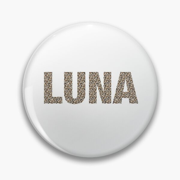 Item preview, Luna name leopard pattern my name is Luna gift birthday holiday anniversary Essential Inspiration Joy Mood Funny designed and sold by DesignByHeartUK.
