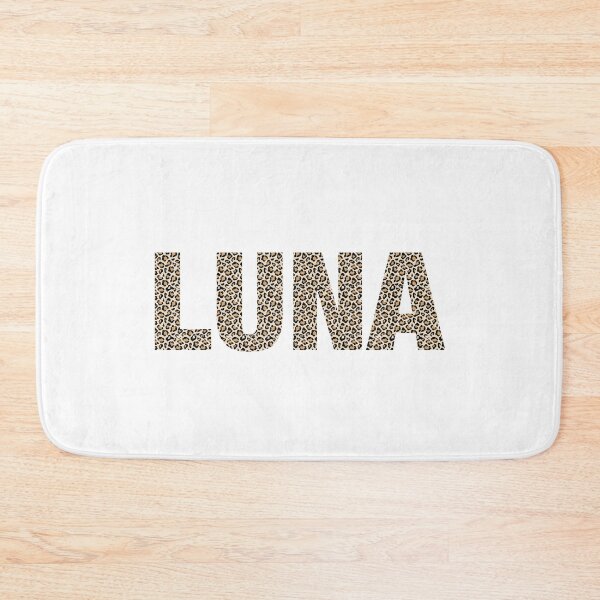 Item preview, Luna name leopard pattern my name is Luna gift birthday holiday anniversary Essential Inspiration Joy Mood Funny designed and sold by DesignByHeartUK.