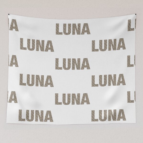 Item preview, Luna name leopard pattern my name is Luna gift birthday holiday anniversary Essential Inspiration Joy Mood Funny designed and sold by DesignByHeartUK.