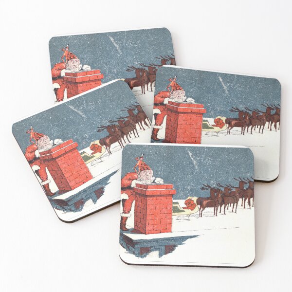 Item preview, Merry Christmas - Vintage Christmas Greetings Postcard designed and sold by lilach-e.
