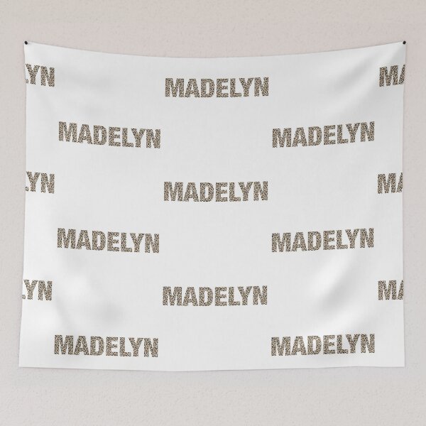 Item preview, Madelyn name leopard pattern my name is Madelyn gift birthday holiday anniversary Essential Inspiration Joy Mood Funny designed and sold by DesignByHeartUK.